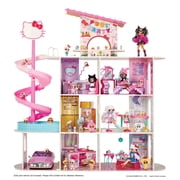 L.O.L. Surprise!  Loves Hello Kitty  and Friends Dollhouse with Slide and Pool, Ages 4+