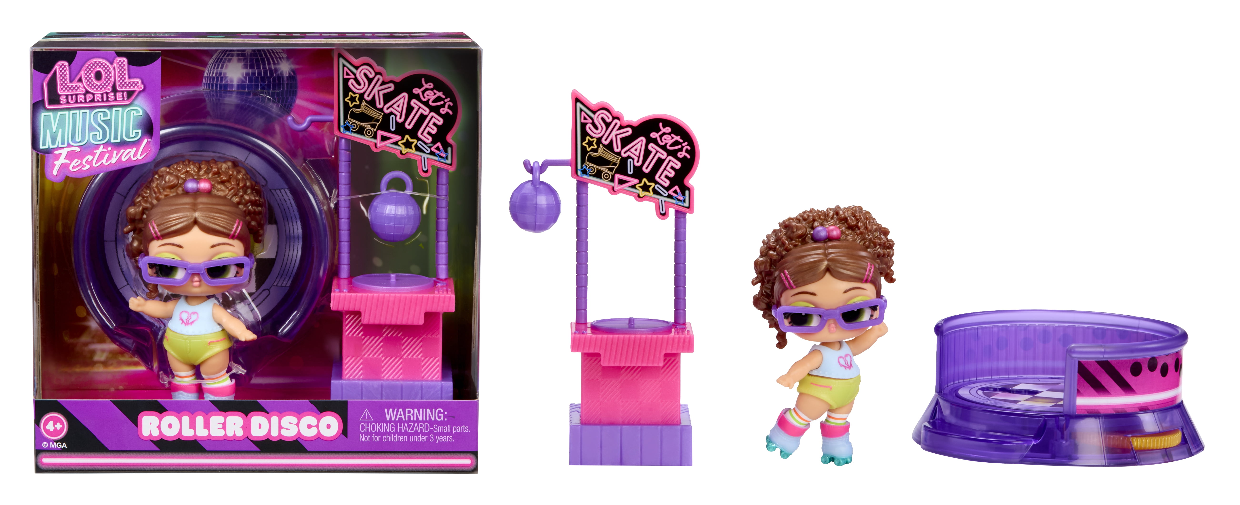 LOL Surprise Music Festival DJ Booth, Furniture Pack, Includes Exclusive Tot Doll, Ages 4+