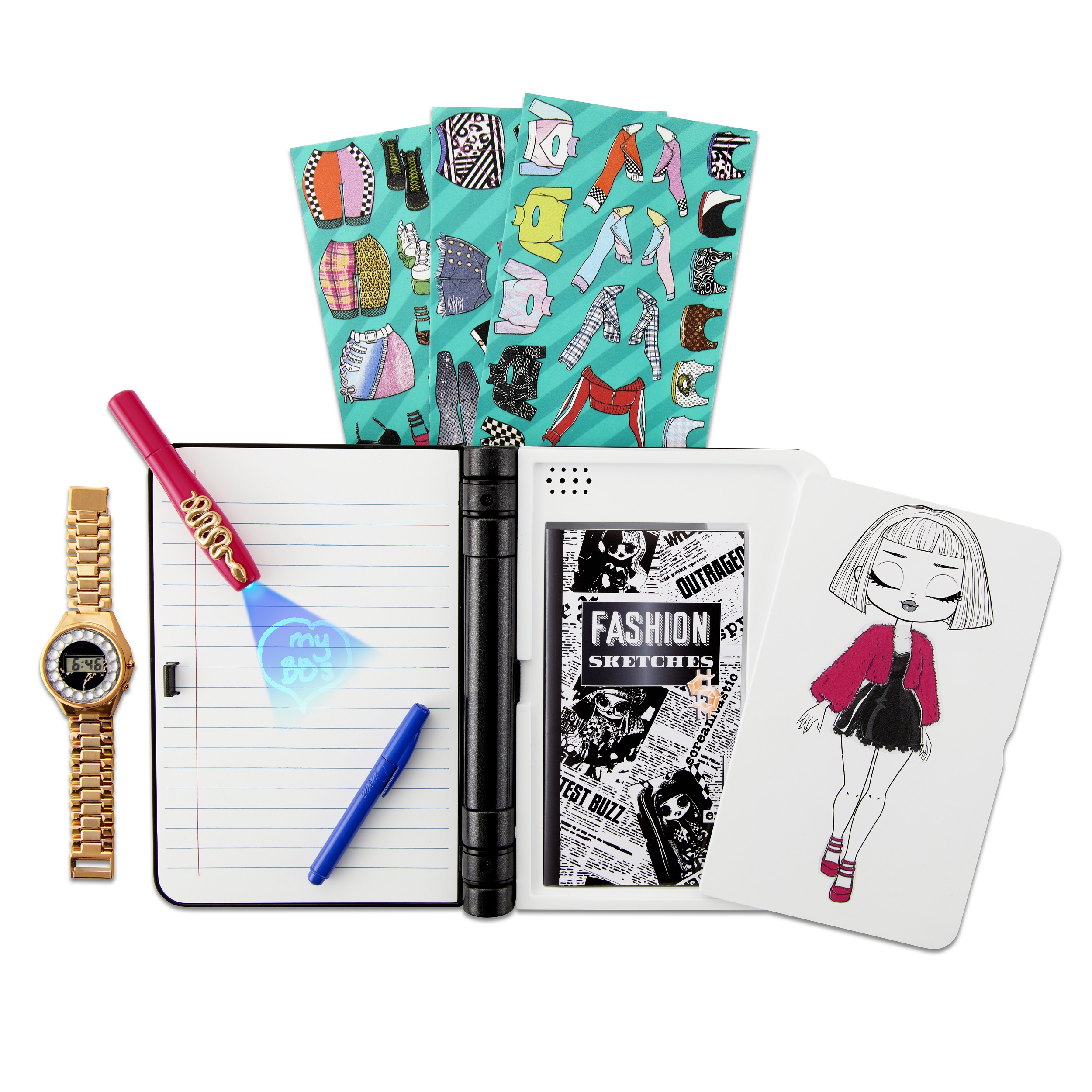 L.O.L. Surprise! O.M.G. Fashion Journal – Electronic Password Journal with Watch - image 1 of 7