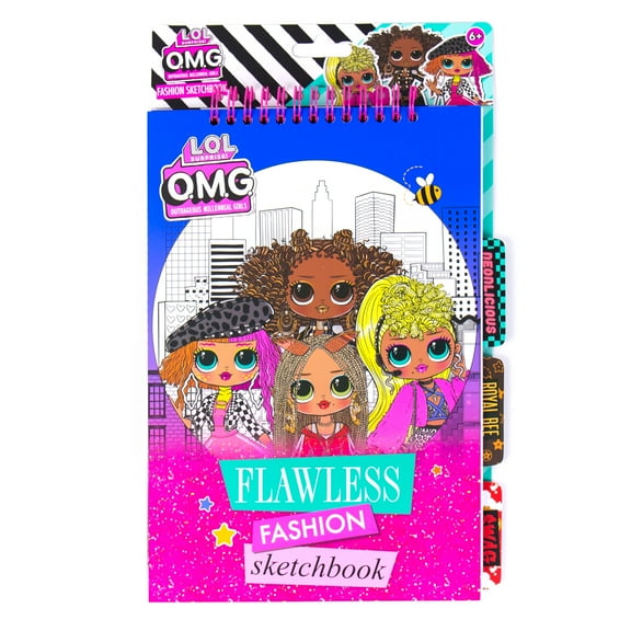 L.O.L. Surprise! O.M.G Flawless Fashion Sketchbook, Design Each Glamazon's Signature Look