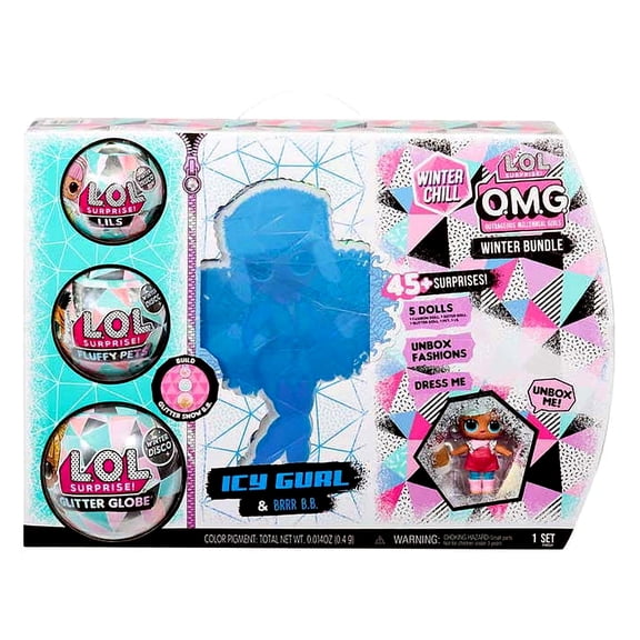 L.O.L. Surprise! O.M.G. Icy Gurl and BRRR B.B. Winter Bundle