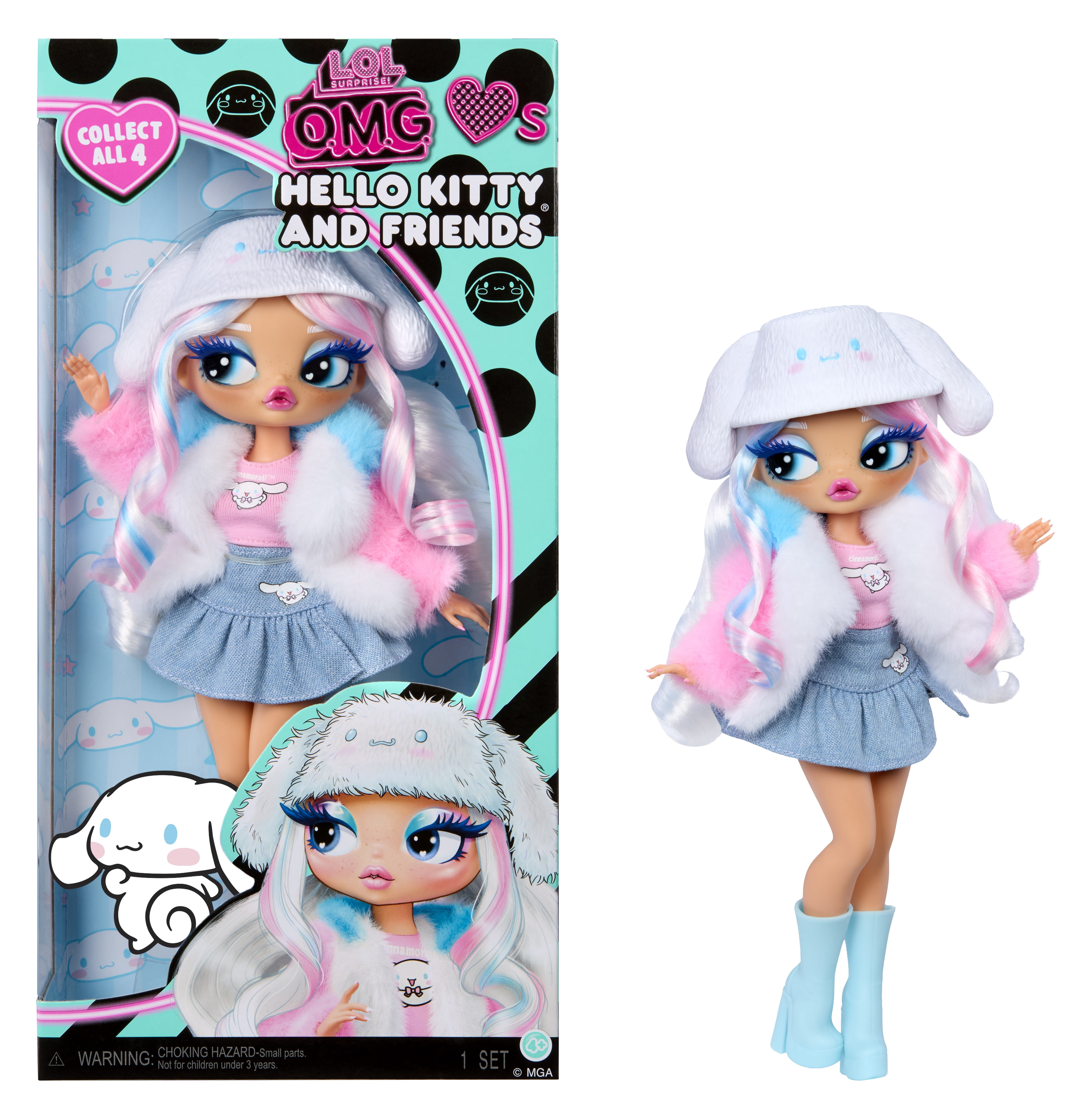 LOL Surprise OMG Loves Hello Kitty and Friends, Cinnamoroll, Inspired by Hello Kitty and Friends