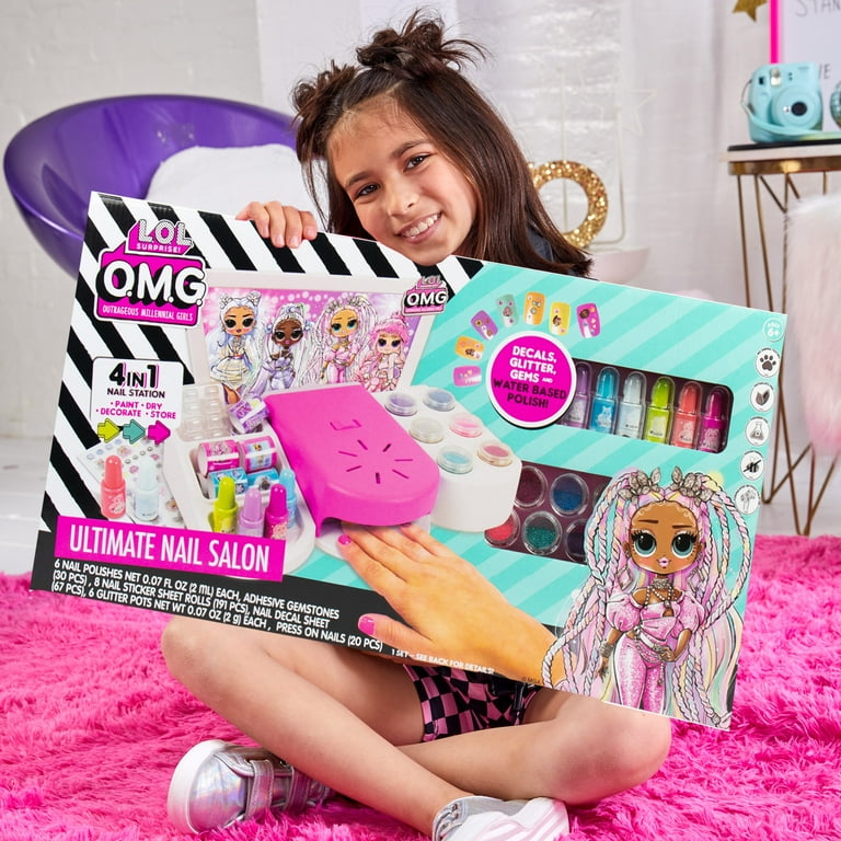 L.O.L. Surprise OMG Ultimate Nail Salon 4 in 1 Manicure Set