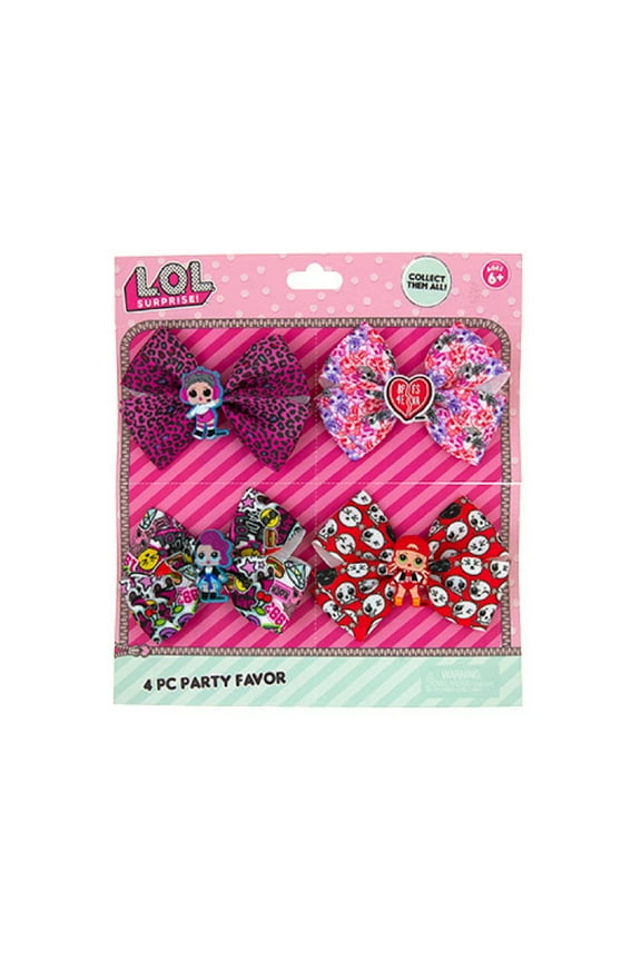 Party Favors 4PC Novelty Hair Bow Set