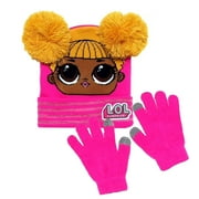 SONIC THE HEDGEHOG L.O.L Surprise Queen Bee 2 Piece Set, Includes Beanie Hat & Texting Glove Set, Perfect For Ages 4 & Up