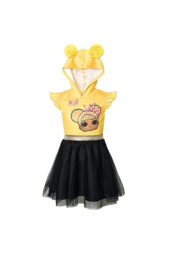 Queen Bee Big Girls Mesh Cosplay Dress Little Kid to Big Kid