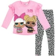thumbnail image 1 of L.O.L. Surprise! Queen Bee Diva Little Girls Pullover Fleece Sweatshirt and Leggings Outfit Set Little Kid to Big Kid, 1 of 5
