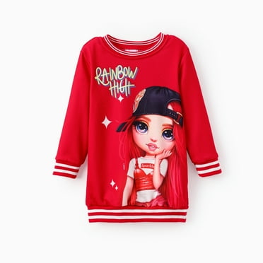 L.O.L Surprise！ Rainbow High Kids Girls Dresses Character Graphic Sweatshirts Sizes 3-11