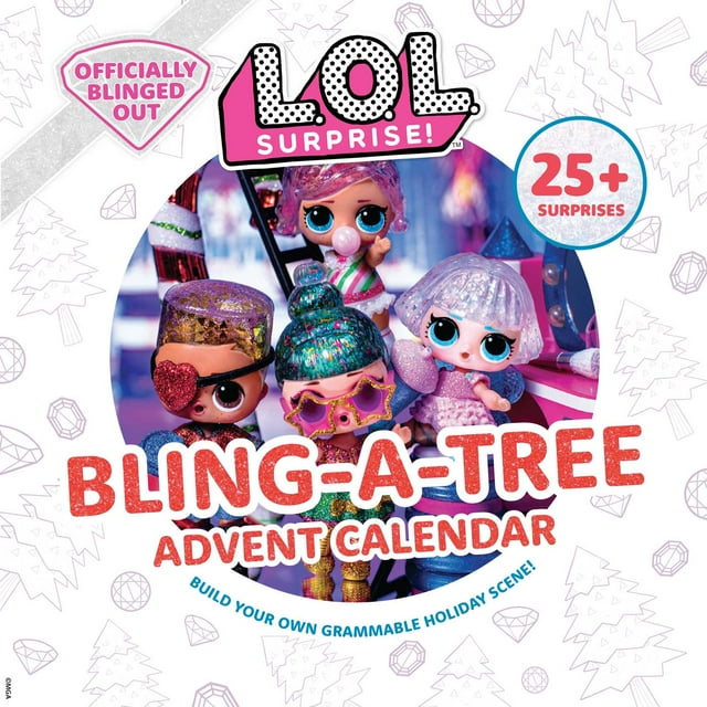 L.O.L. Surprise!: L.O.L. Surprise! Bling-A-Tree Advent Calendar : (LOL Surprise, Trim a Tree, Craft Kit, 25+ Surprises, L.O.L. For Girls Aged 6+) (Hardcover)