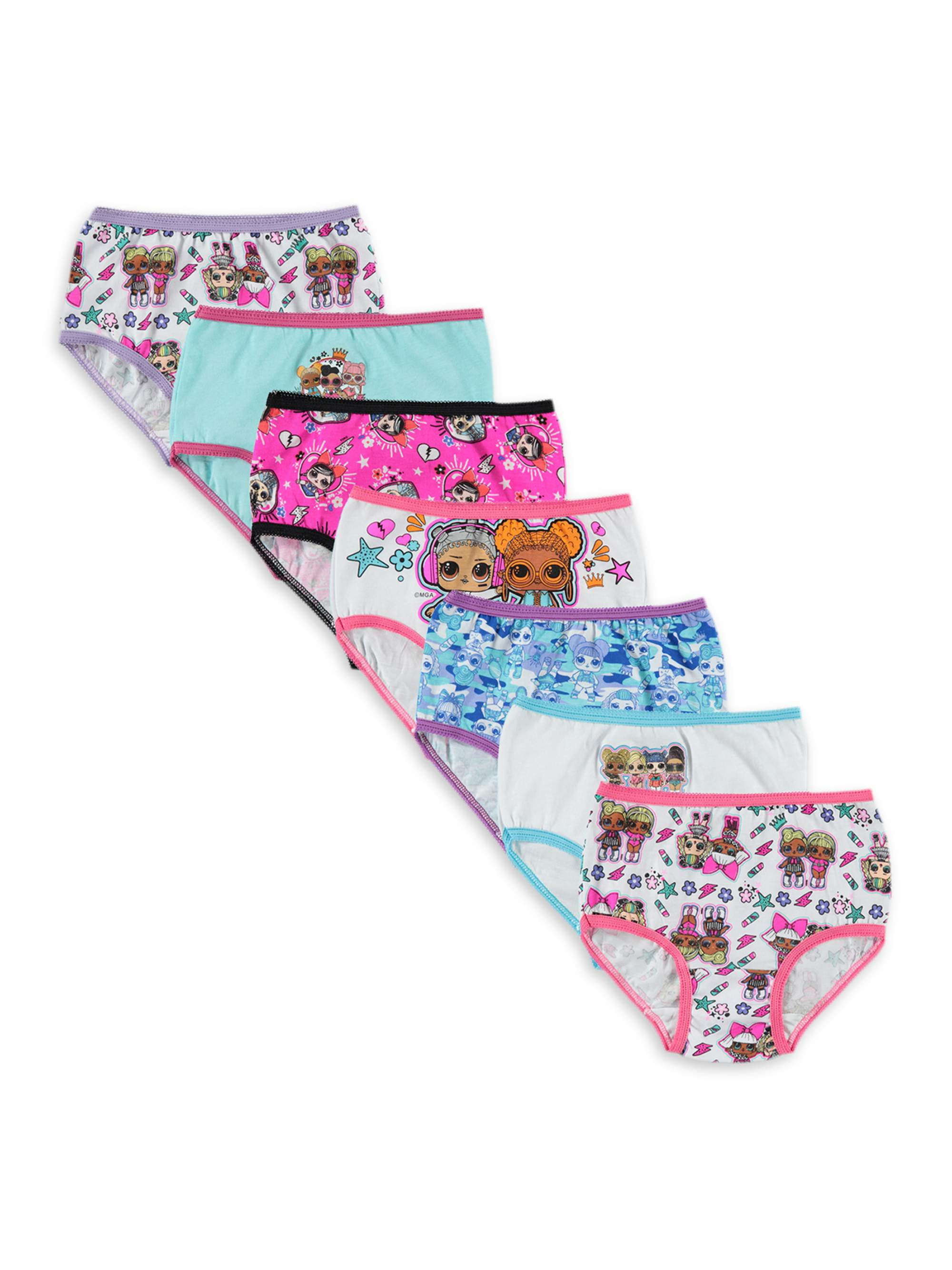  L.O.L. Surprise! girls Underwear Multipacks Briefs, Lol 7pk, 2- 3T US: Clothing, Shoes & Jewelry