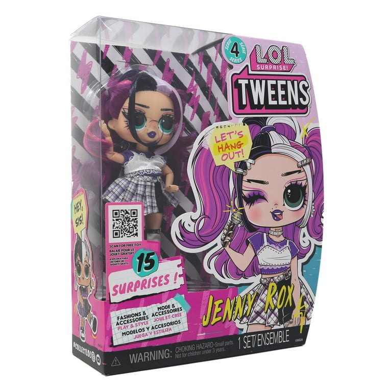 L.O.L. Surprise! Tweens Series 4 Fashion Doll Jenny Rox with 15
