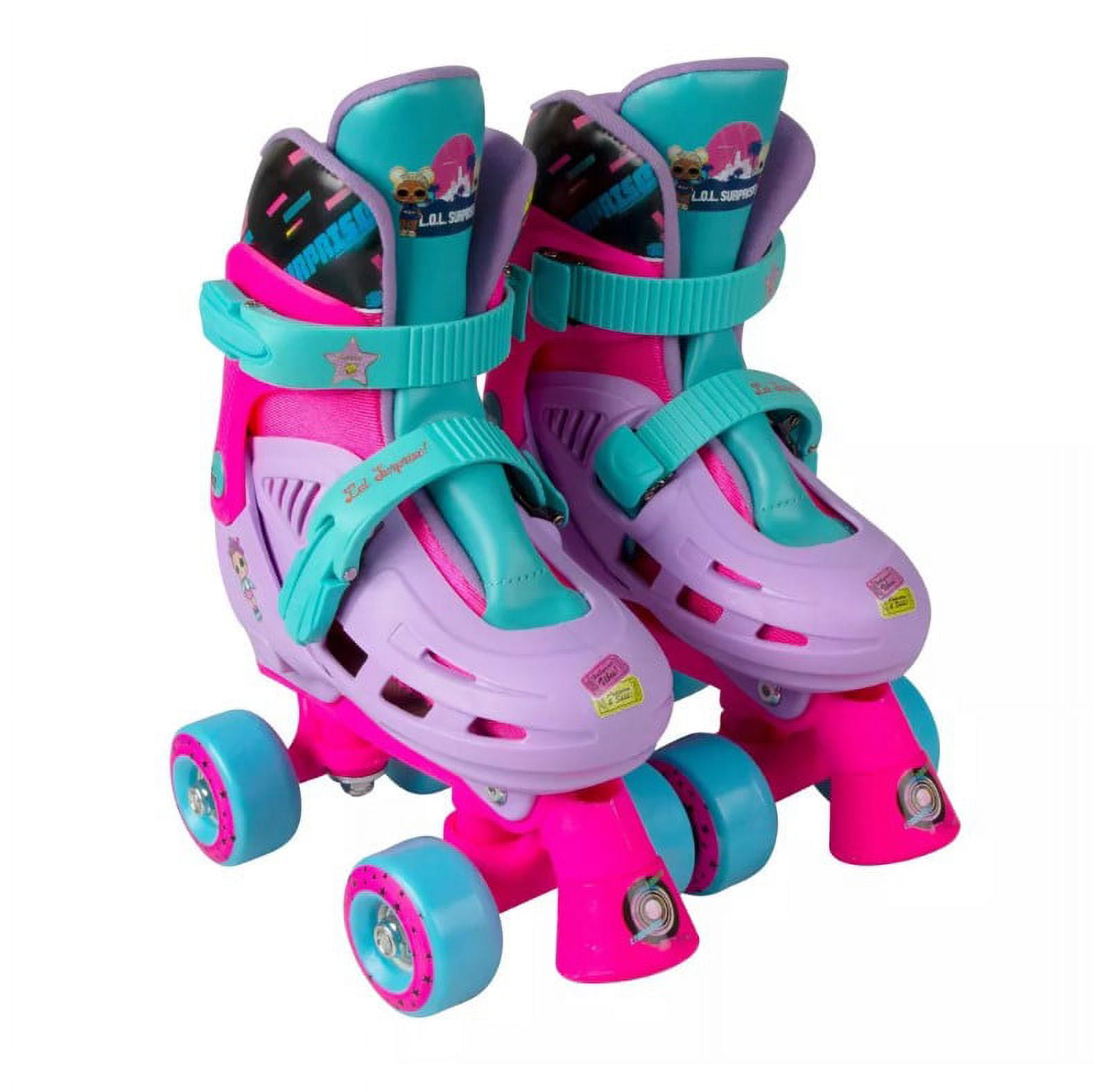 Mondo Toys Pattini Inline Regolabili Design LOL – Roller Bambino/Bambina, Misura 33/36, Ruote PVC E Cuscinetti ABEC-7