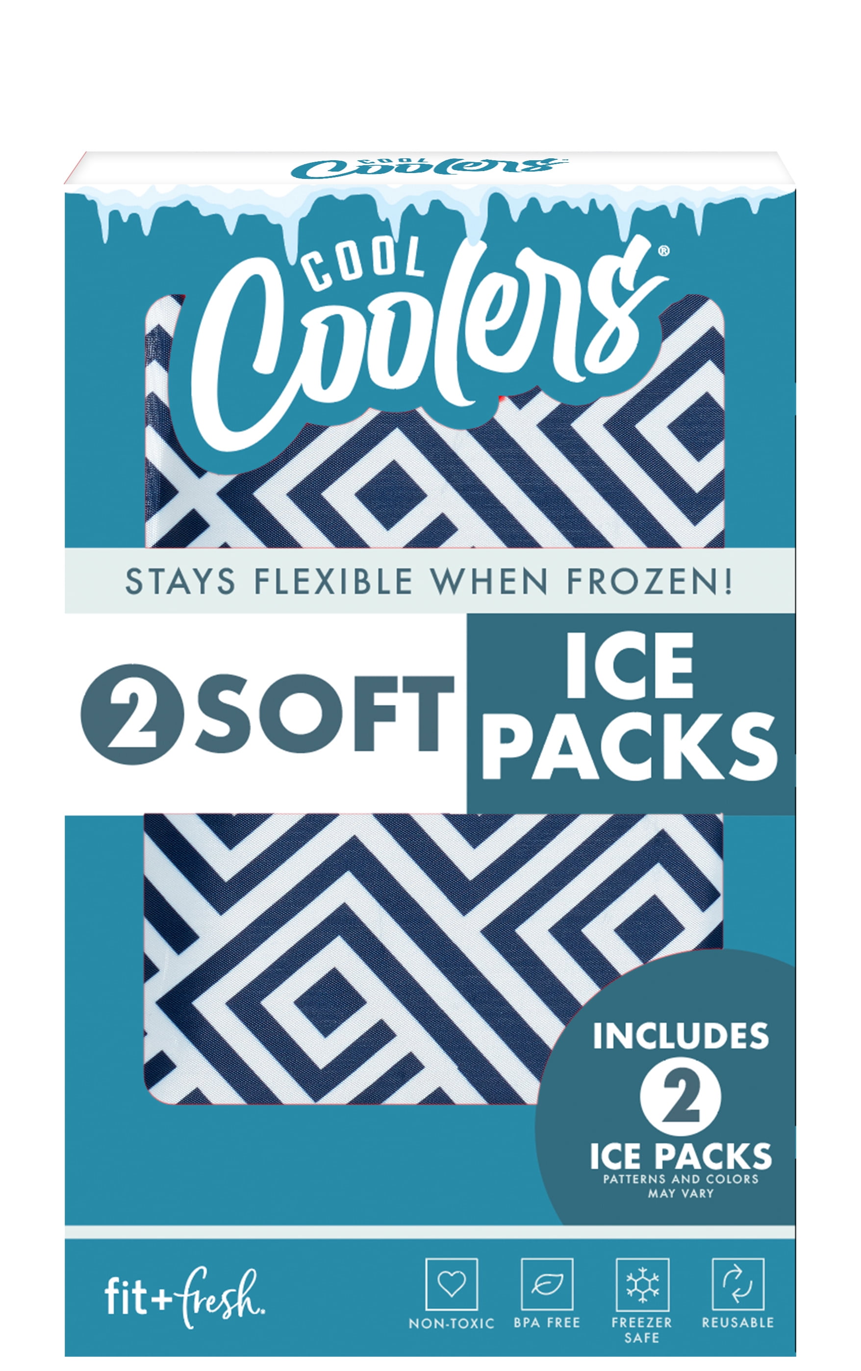 Large Ice Packs For Coolers and Ice Chest by Portion/Perfect - 20 Minute  Quick Freeze Long Lasting Freezer Packs - Slim, Sealed and Reusable Ice