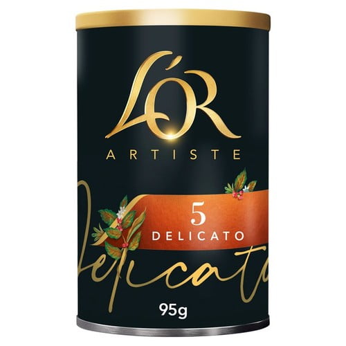 L'OR Artiste Delicato Instant Coffee 95g, British Import (Pack of 2)