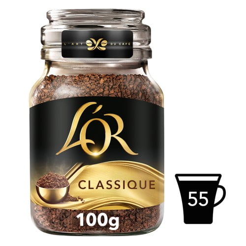 L'OR Classique Instant Coffee 100g, British Import (Pack of 2)