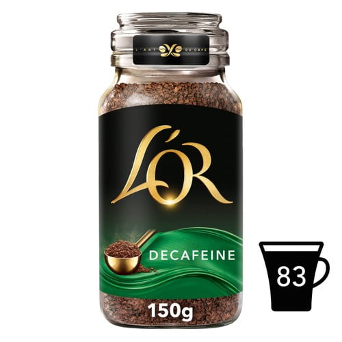 L'OR Decaff Instant Coffee 150g, British Import (Pack of 2)