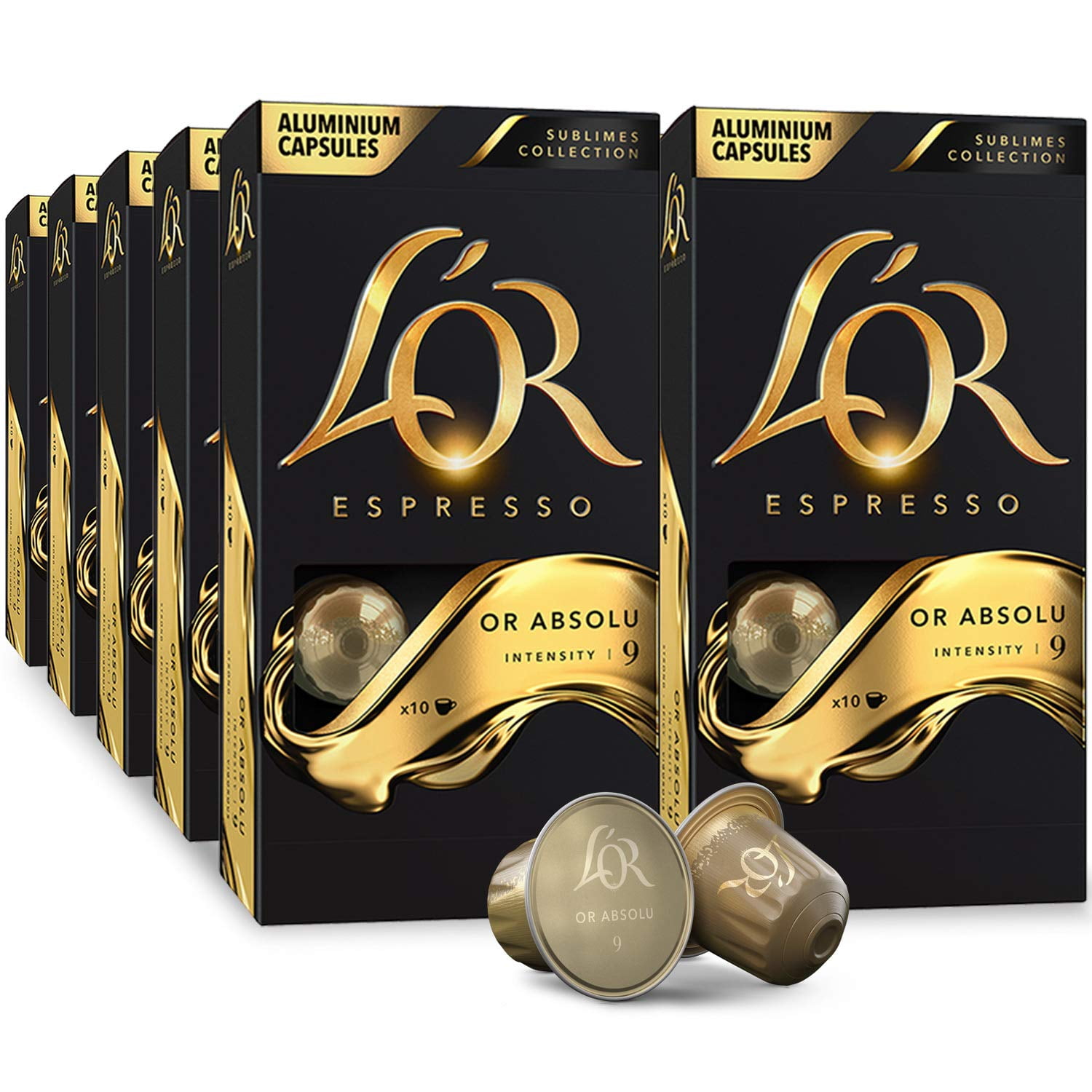  L'OR Espresso Capsules, 50 Count Variety Pack, Single-Serve  Aluminum Coffee Capsules Compatible with the L'OR BARISTA System & Nespresso  Original Machines : Home & Kitchen