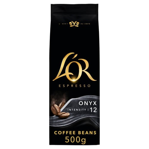 L'OR Espresso Onyx Coffee Beans 500g, British Import (Pack of 2)
