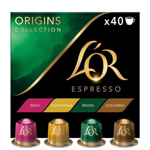 L'OR Origins, 40 pods per pack, British Import (Pack of 3)