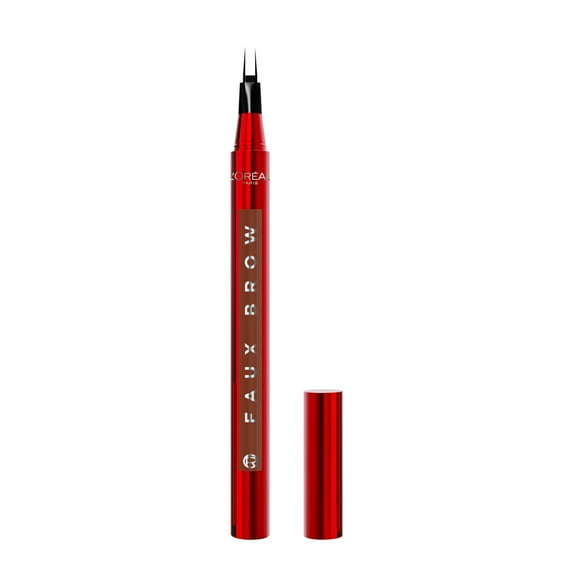 L'Oréal Paris Faux Brow Eyebrow Color Pen with Hair-like Tip, Mahogany, 0.04 fl oz