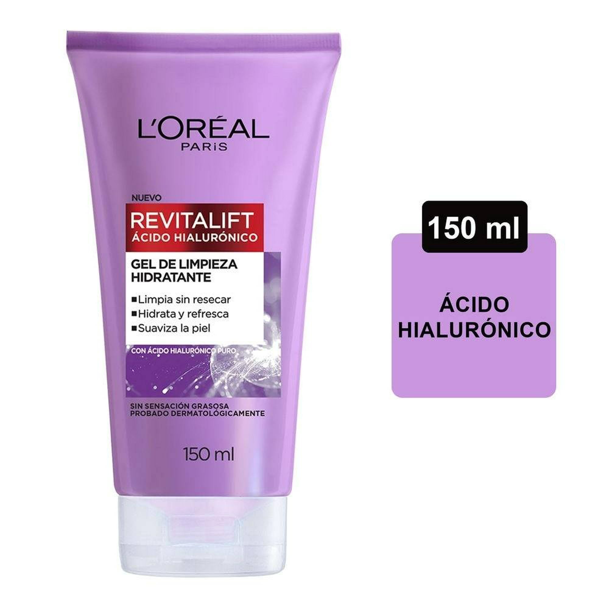 Gel Limpiador Facial - REVITALIFT ÁCIDO HIALURÓNICO - LOREAL - Gloria Saltos