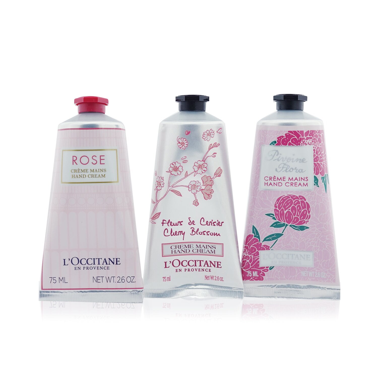 L Occitane 275727 2.6 oz Pink Flowers Hand Cream Collection for