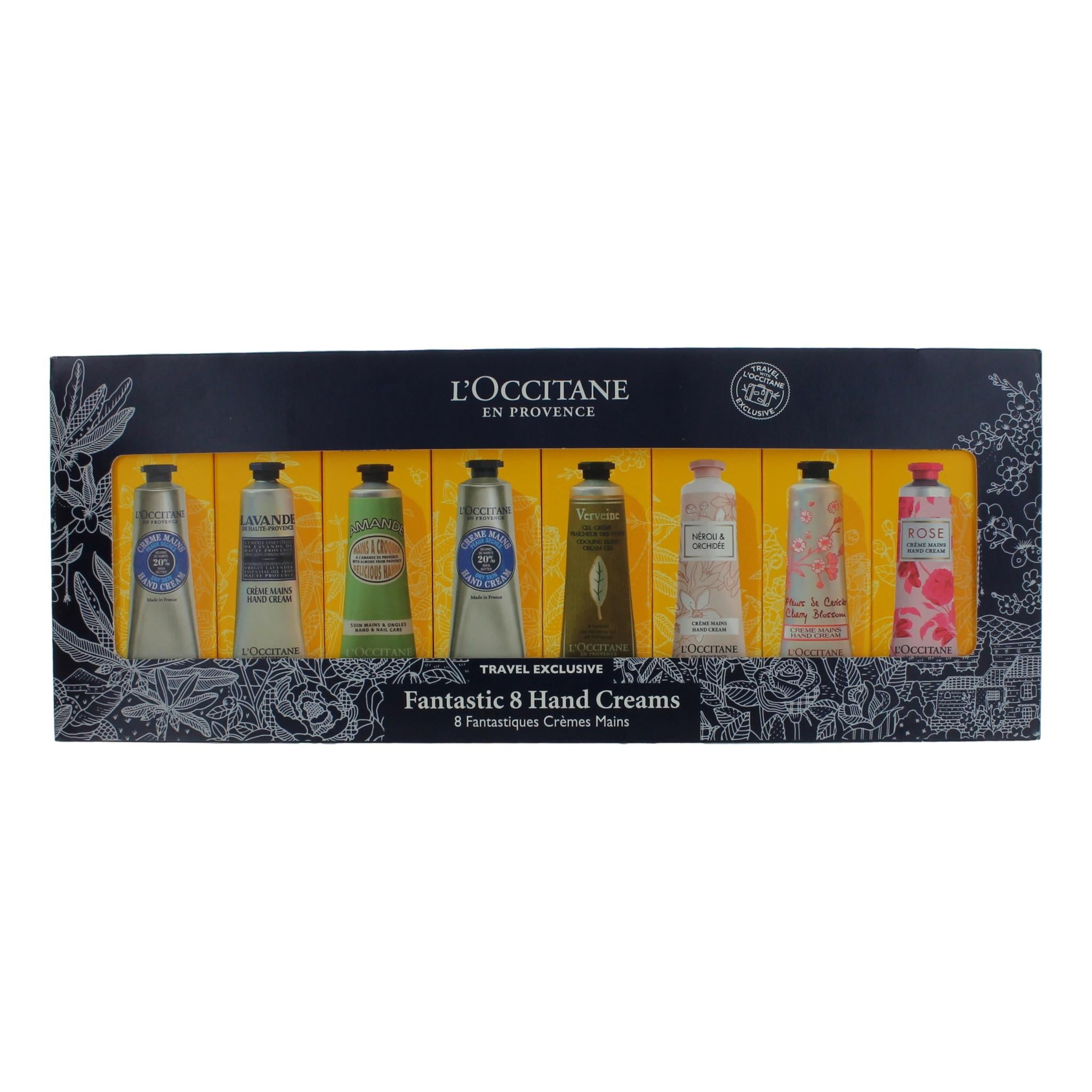 LOccitane Fantastic Hand Creams Set for Unisex - 8 Piece, Includes ...