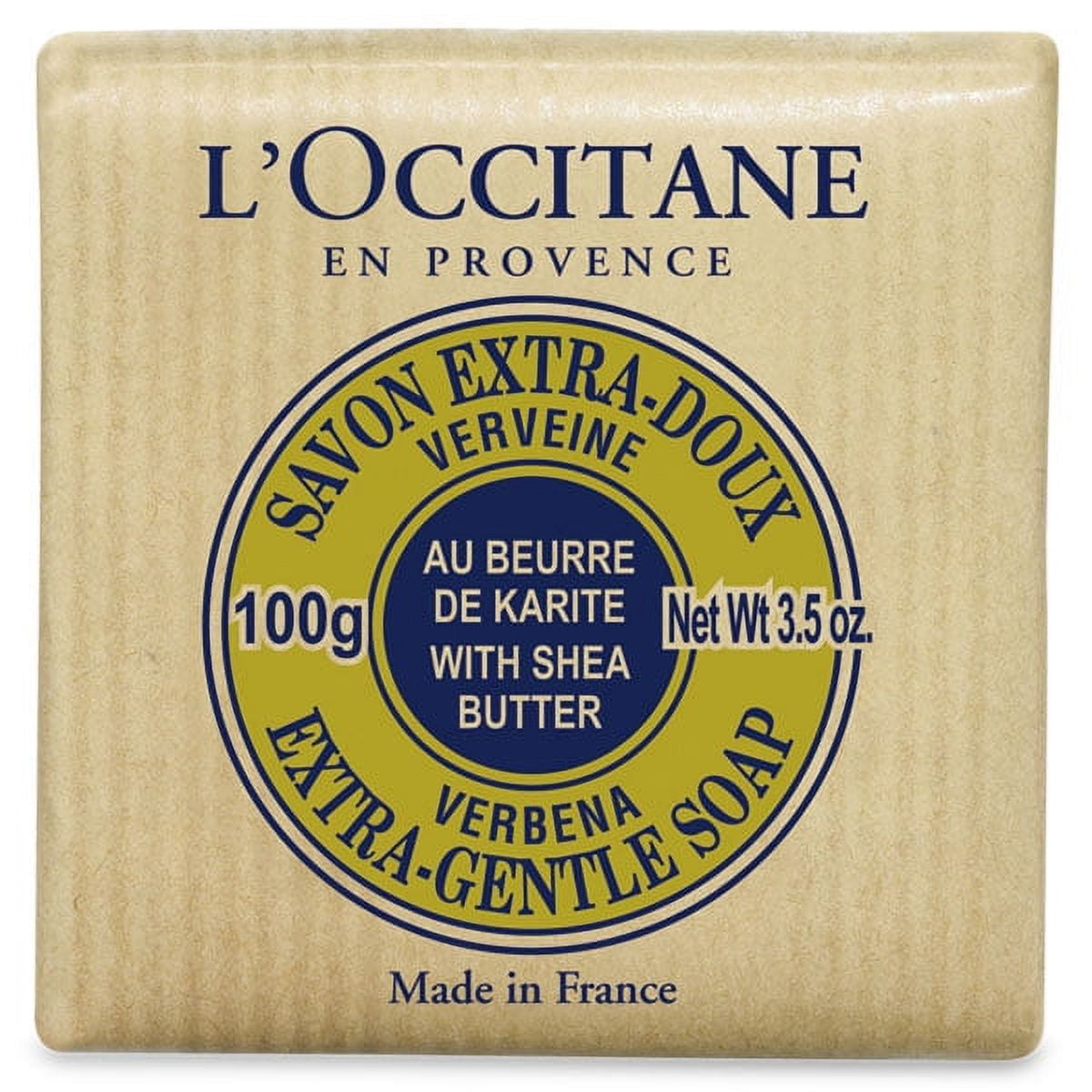 L'Occitane Shea Butter Extra Gentle Soap, Verbena, 3.5 Oz