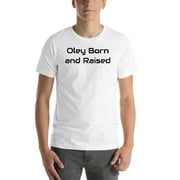 L Oley Born And Raised Short Sleeve Cotton T-Shirt By Undefined Gifts