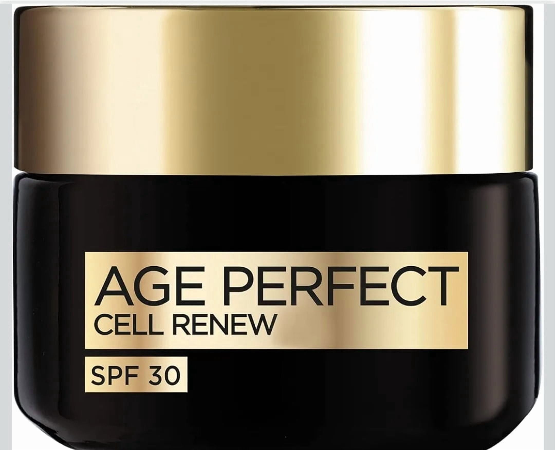 L’Oréal Paris Age Perfect Cell Renew Revitalizing Cream SPF 30, Anti-Aging Face Moisturizer, 1.7 oz