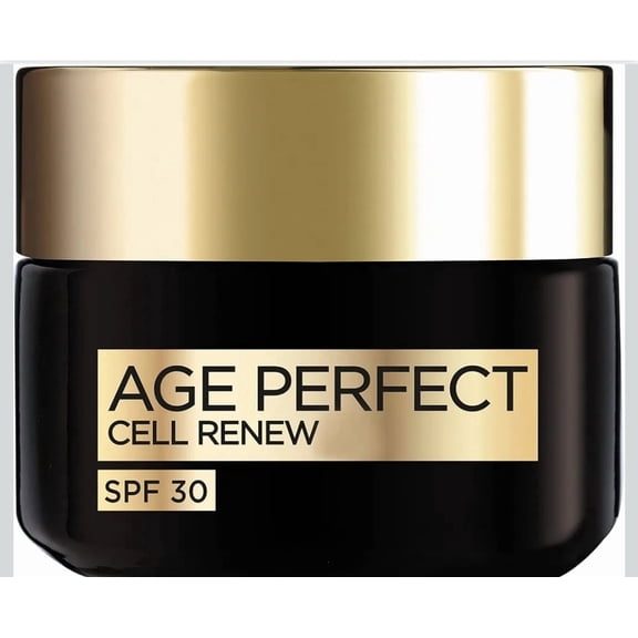 LOral Paris Age Perfect Cell Renew Revitalizing Cream SPF 30, Anti-Aging Face Moisturizer, 1.7 oz