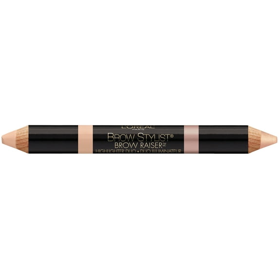 L'Oréal Paris Brow Stylist® Brow Raiser™ Highlighter Duo 615 Light Pale 0.16 oz. Carded Pack