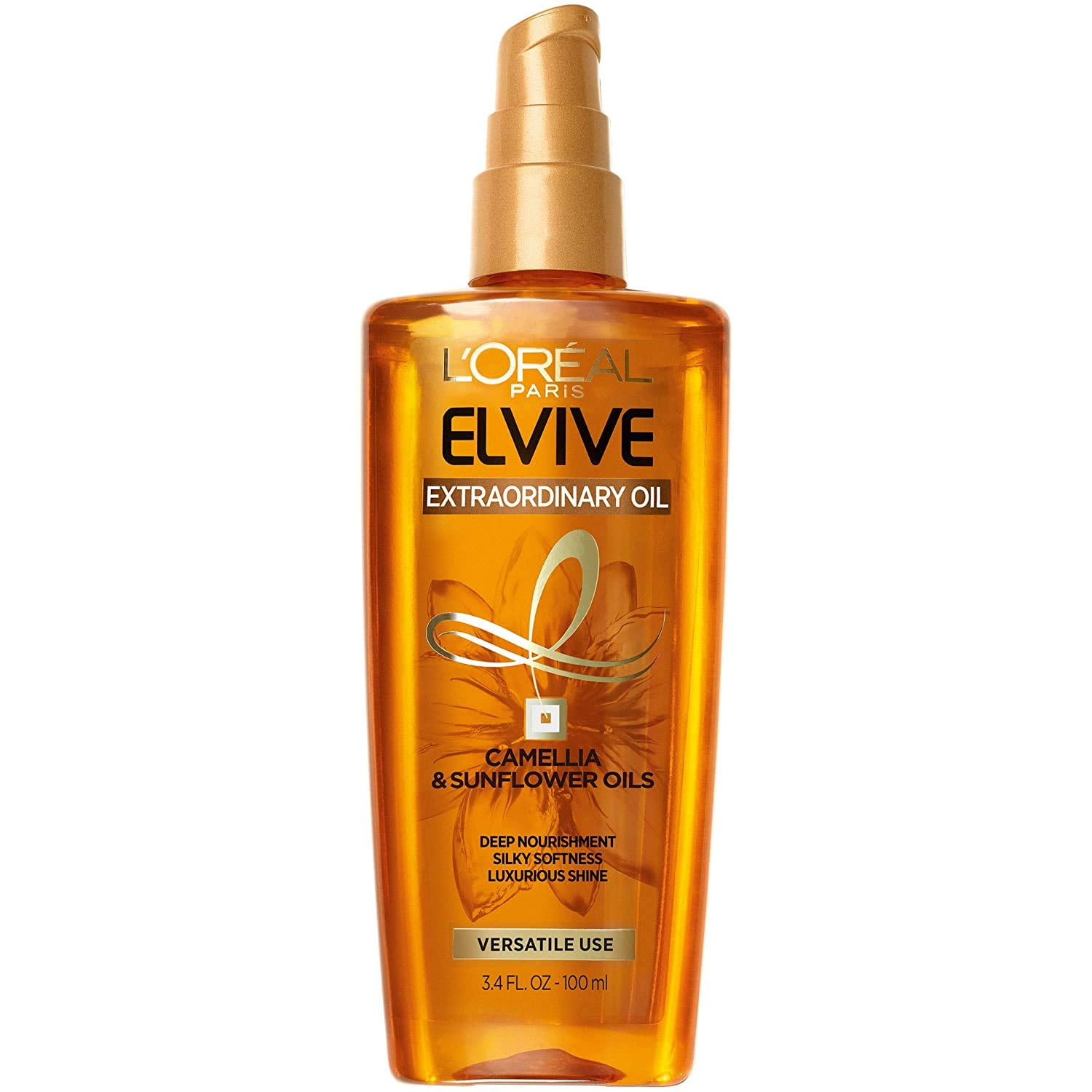 L,Oral Paris Elvive Extraordinary Oil Deep Nourishing Hair Treatment, 3.4 Ounce