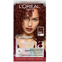 L'Oreal Paris Feria Multi-Faceted Shimmering Permanent Hair Color, 560 Hot Chili, 1 kit
