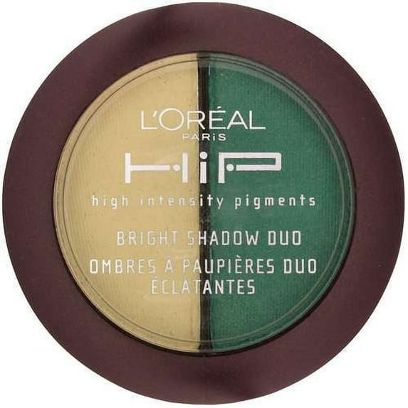 L'Oréal Paris HiP High Intensity Pigments Bright Shadow Duo, 318 Flashy, .08 Oz.
