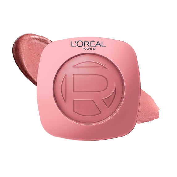 L'Oreal Paris True Match Hyaluron Tinted Cream Balm, Hydrating Blush and Highlight, Rose Lumière
