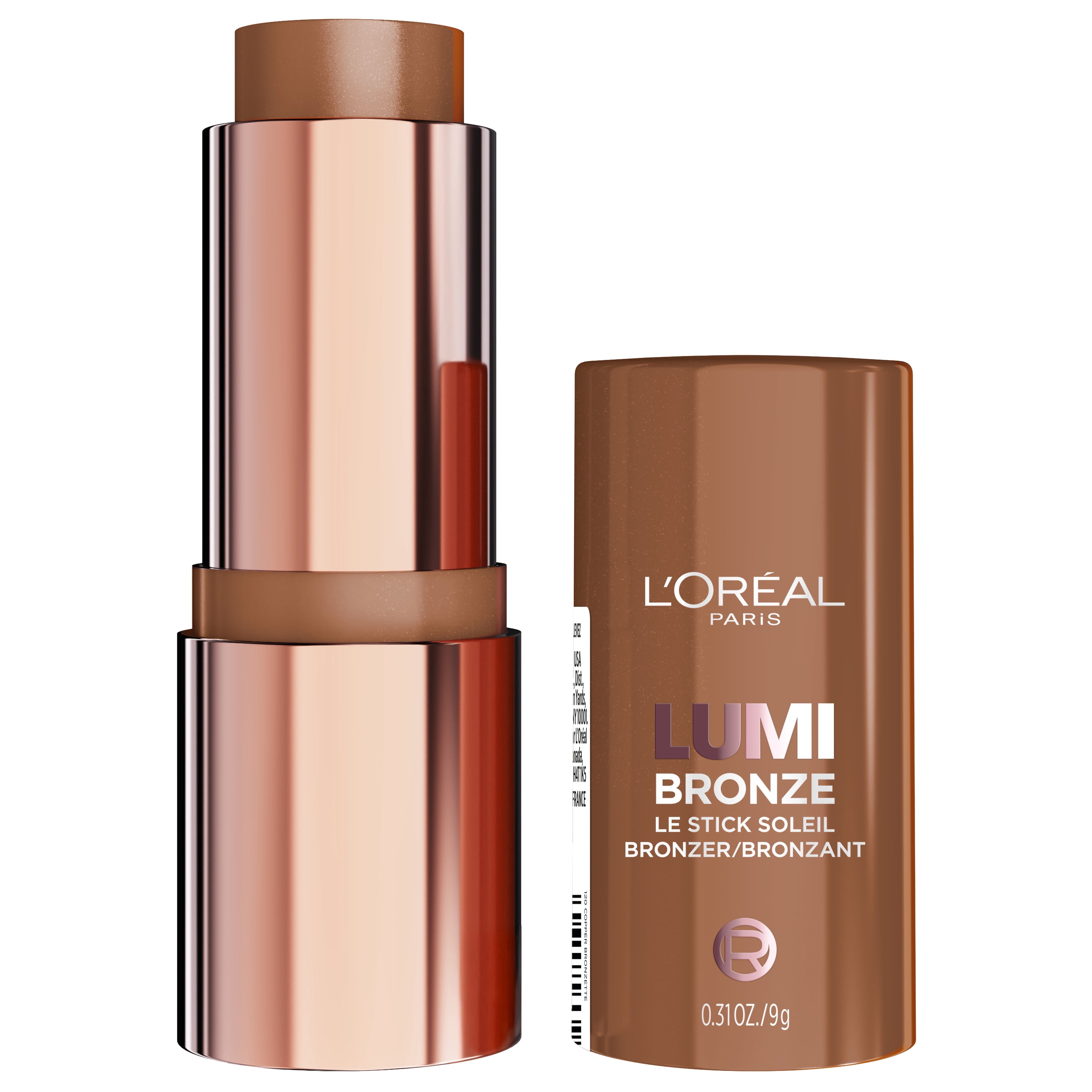 L’Oréal Paris Lumi Bronze Le Stick Soleil Bronzer, Copper Bronzette 120, 0.31 oz