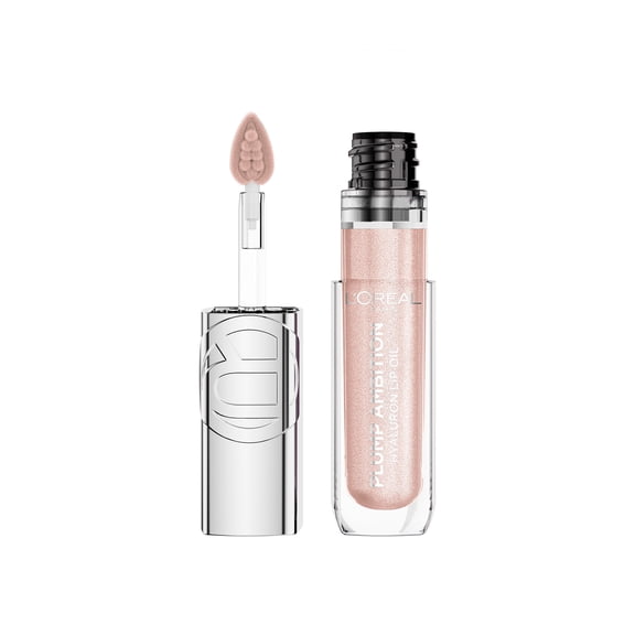 L'Oreal Paris Plump Ambition Plump Ambition Hyaluron Lip Oil Shimmer, Nude Lights, 0.16 fl oz
