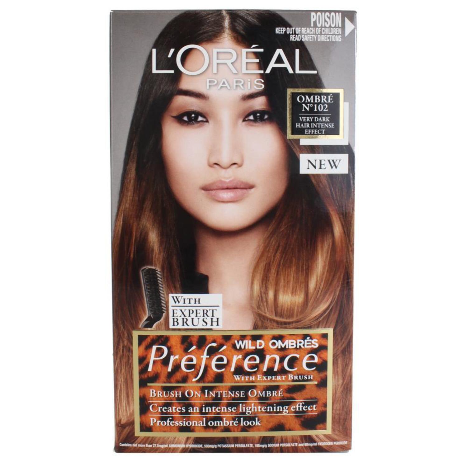 L'Oréal Paris Préférence Permanent Hair Colour - No 102 Wild Ombre ...