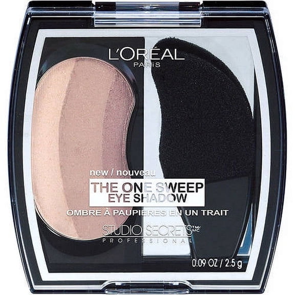 L'Oréal Paris Studio Secrets Professional One Sweep Eyeshadow, 809 Natural Brown Eyes, 0.09 Oz.