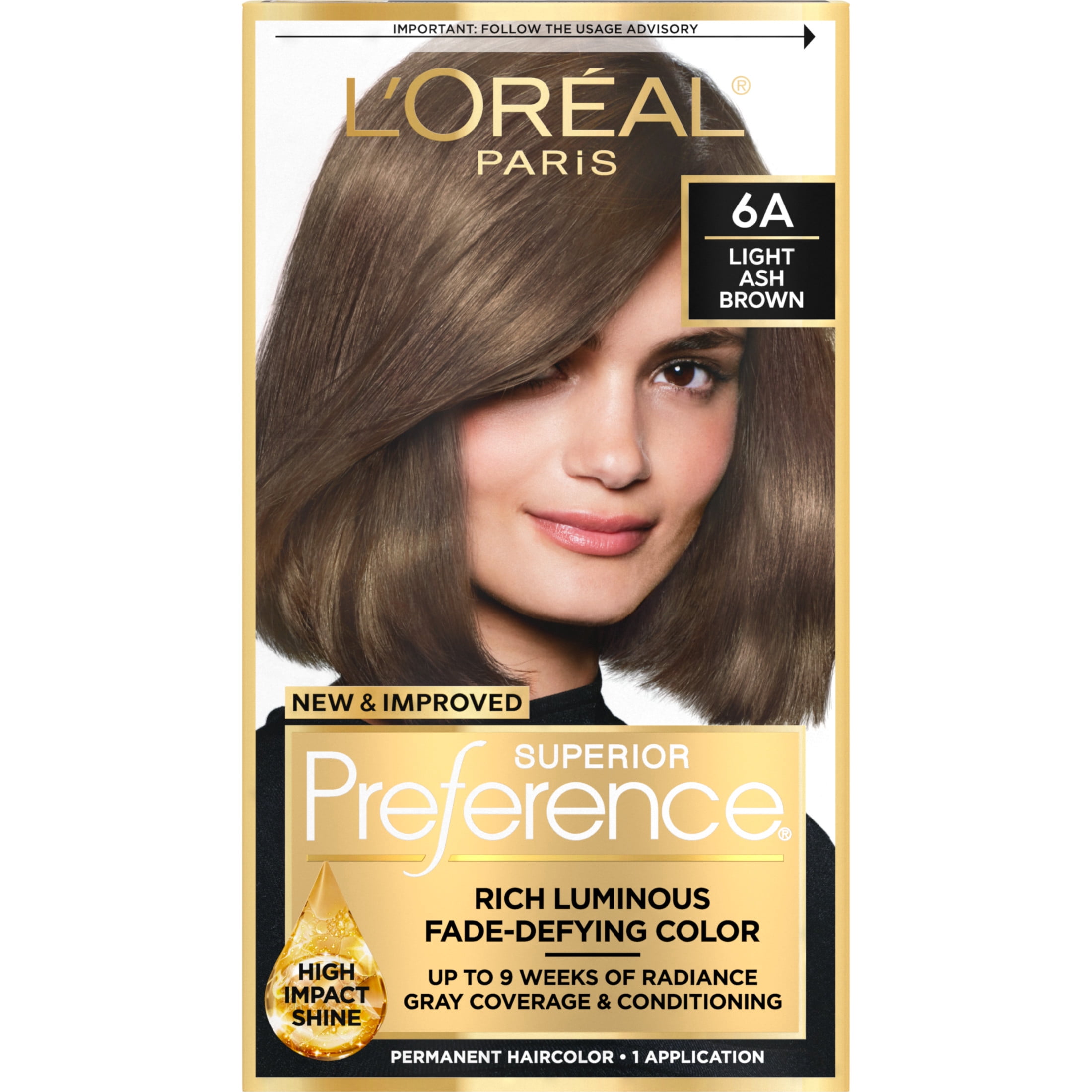 L'Oreal Paris Superior Preference 6AB Chic Auburn Brown Permanent