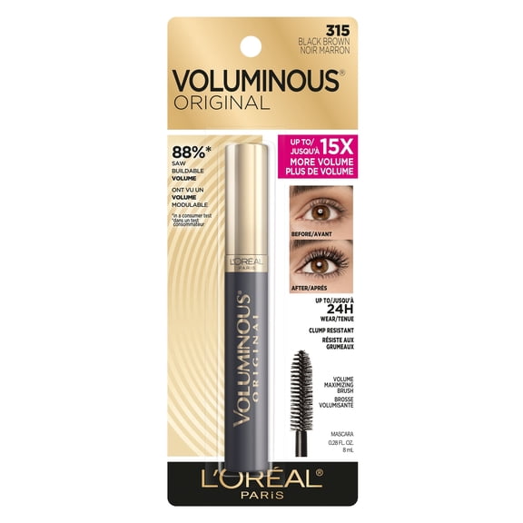 L'Oréal Paris Voluminous Original Volumizing Mascara - Black Brown - Each (Pack of 1)