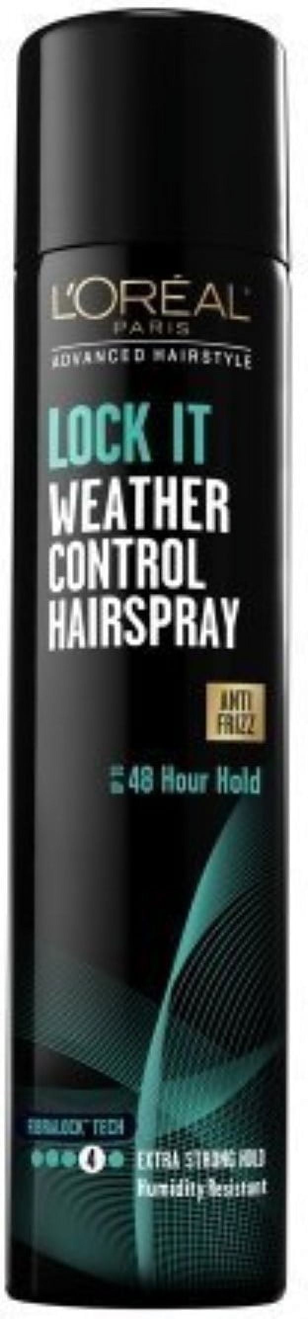L'Oreal Paris Elnett Satin Extra Strong Hold Hairspray, Humidity Resistant,  2.2 fl oz 
