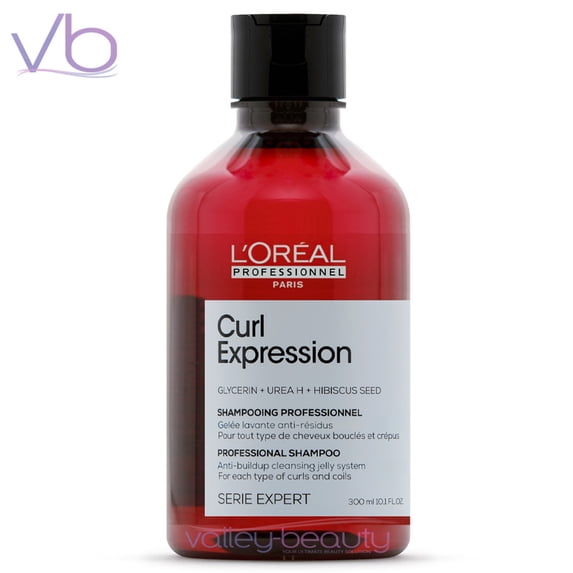 L’Oreal Curl Expression Anti Buildup Shampoo | Gentle Jelly Cleanser for Curly, Coily and Wavy Hair, 300ml