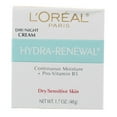 thumbnail image 1 of L'Oreal Dermo-Expertise Hydra-Renewal Continuous Moisture Cream Dry/Sensitive Skin 1.70 oz (Pack of 6), 1 of 2