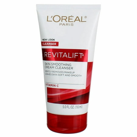 L'Oreal Dermo-Expertise RevitaLift Radiant Smoothing Cream Cleanser 5 oz (Pack of 2)