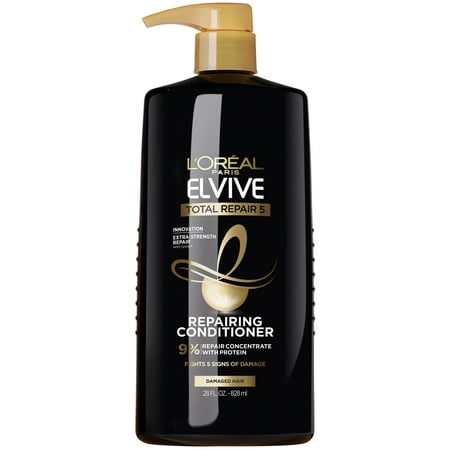 L'Oreal Elvive Total Repair 5 Repairing Conditioner with Protein, Ceramide, for Damaged Hair, 28 fl oz