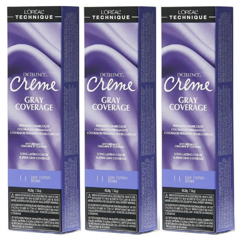 L'Oreal Excellence Creme 4.4 Dark Coppery Brown Hair Tint HC-06196