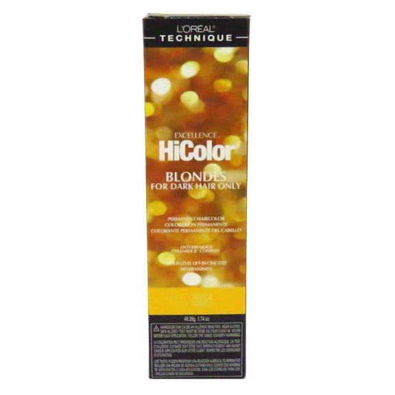 Loreal Excellence Hicolor H15 Tube Golden Ginger 1.74 Ounce (51ml) (Pack of 2)