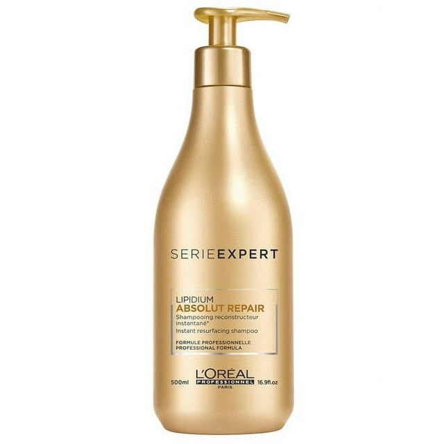 L'Oreal Expert Absolut Repair Shampoo | Protein Hair Treatment | Shampoo for Dry Hair with Quinoa and Proteins | Shampoo for Color Treated Hair | Salon Shampoo for Damaged Hair | 16.9 Fl. Oz